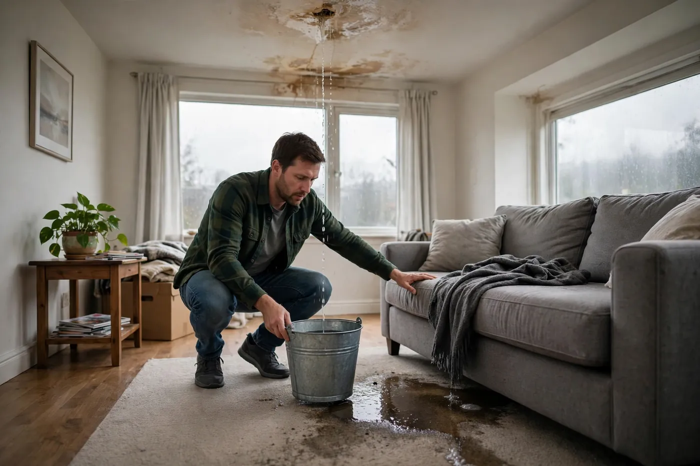 What to Do Immediately When Your Roof Leaks in Owensboro